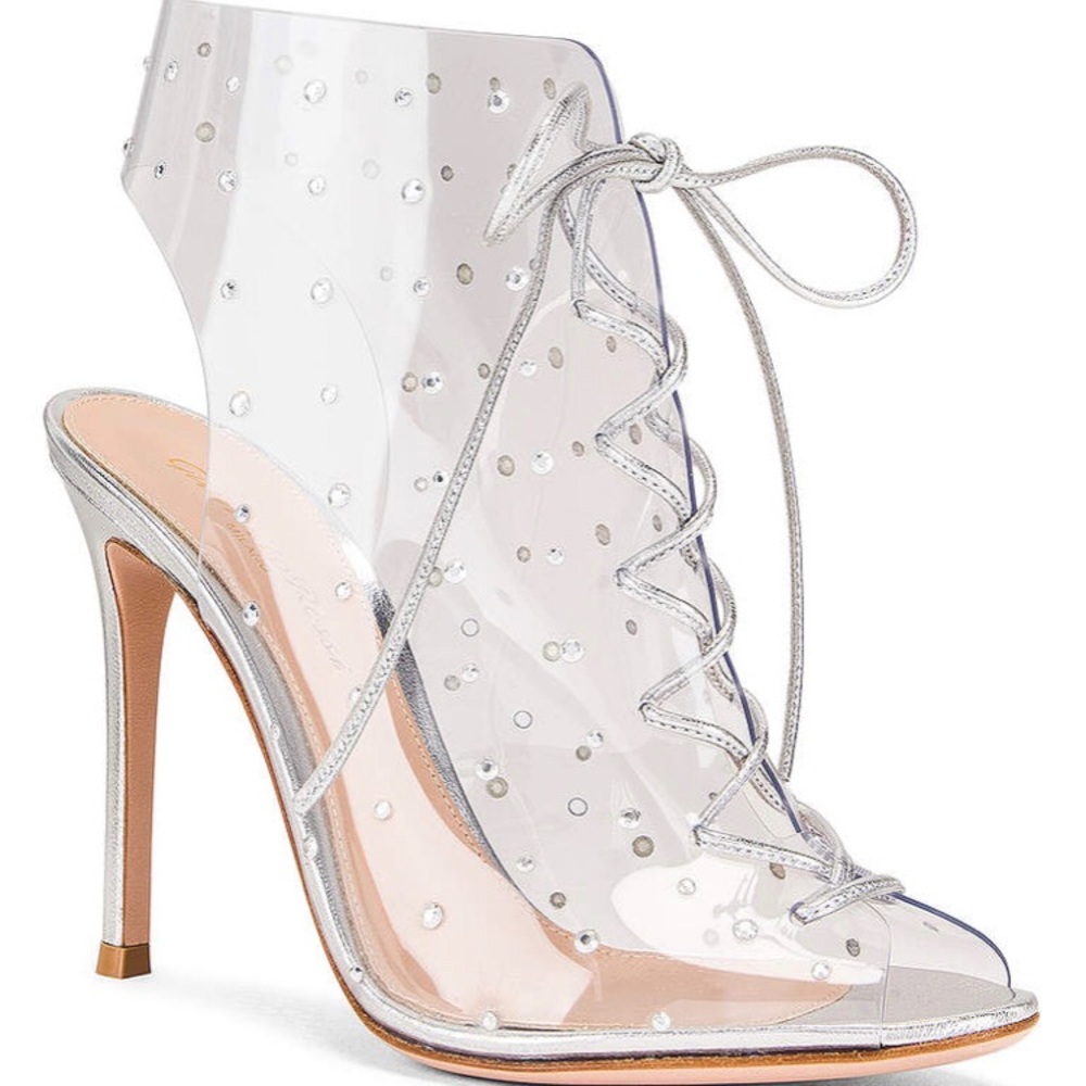 Gianvito Rossi Plexi Heels In Trasp